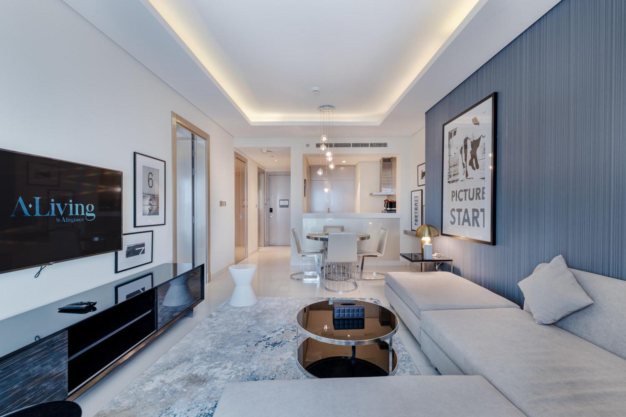 A Living Modern 1br In Paramount Tower -2203d